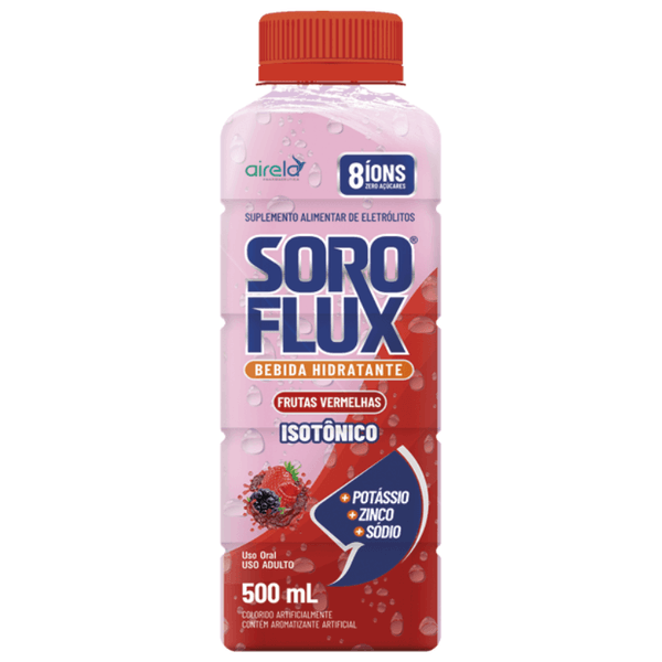 Soroflux Isotônico Frutas Vermelhas 500ml Soroflux Frutas Vermelhas 500ml